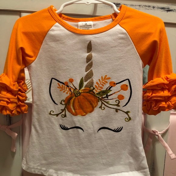 Unicorn Pumpkin Tee - Picture 1 of 1